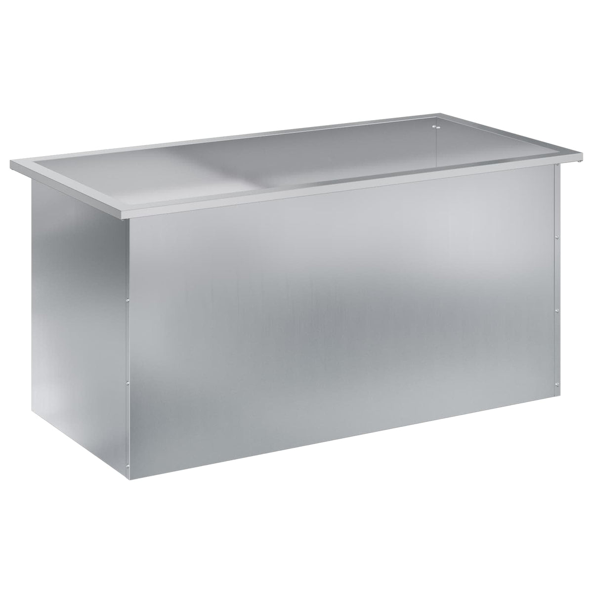 Sodo vazonas su LED Sidabrinė 50 x 100 x 48 cm