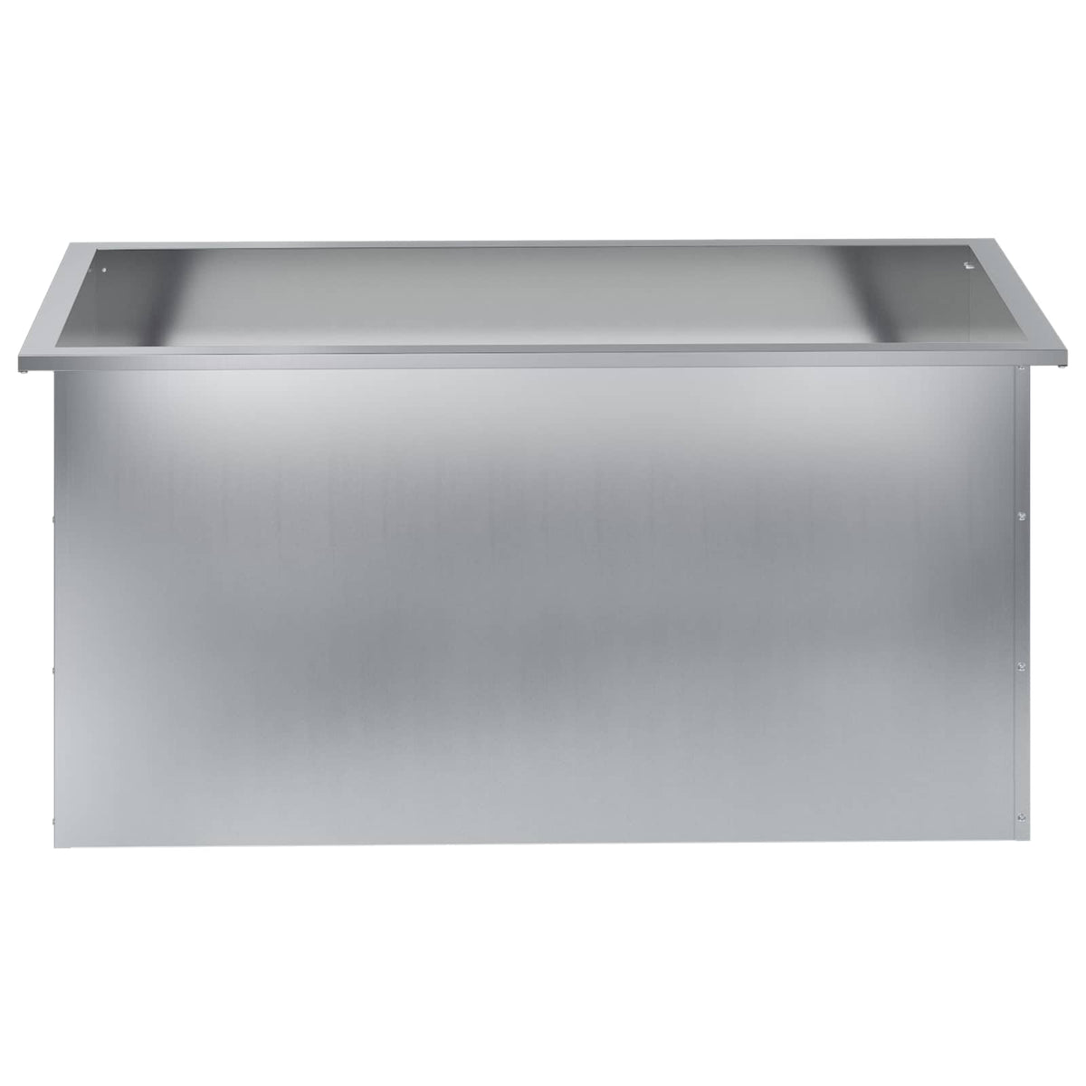 Sodo vazonas su LED 2 vnt. Sidabrinė 50 x 100 x 48 cm
