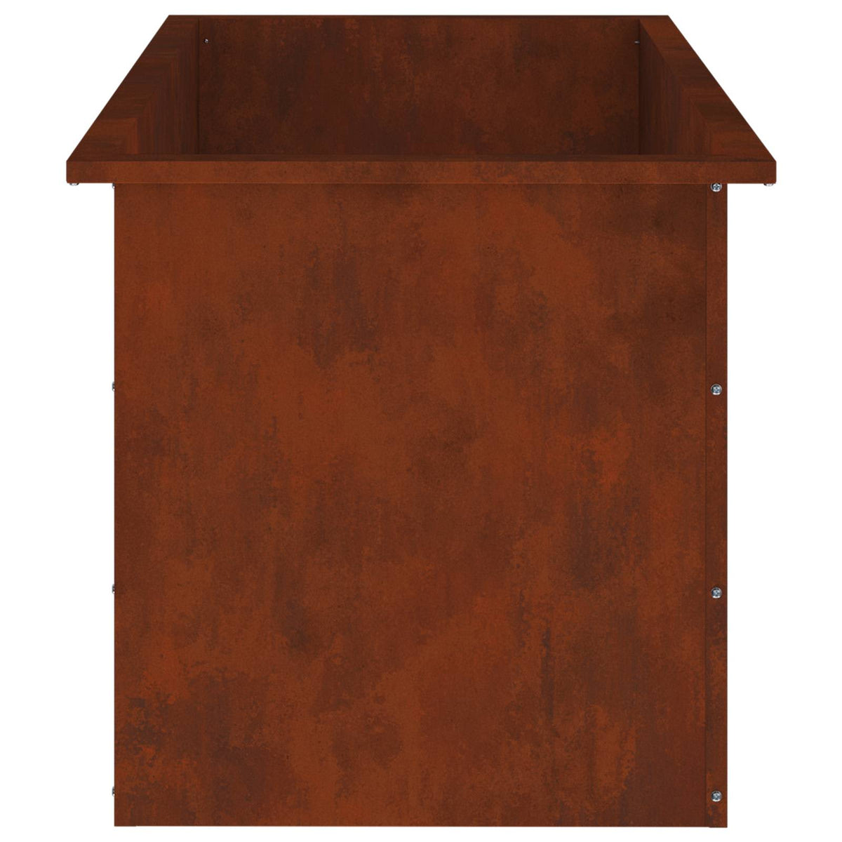 Sodo vazonas su LED Rūdijanti 50 x 100 x 48 cm