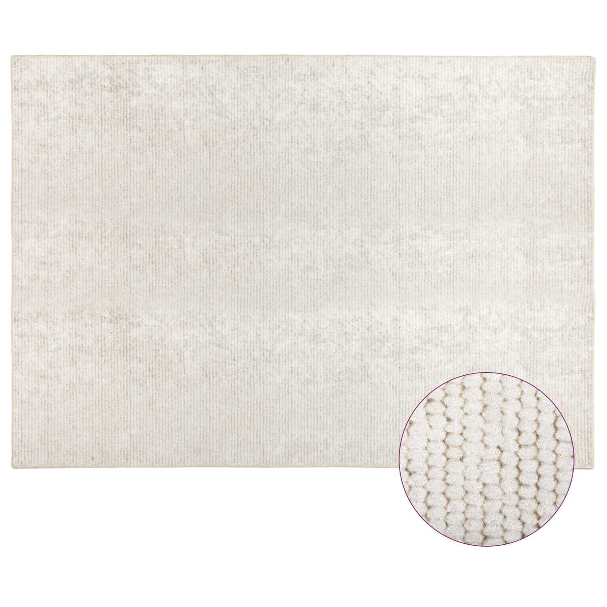 Kilimas Kreminė 120 x 180 cm 100% poliesteris 3 mm Plaunamas