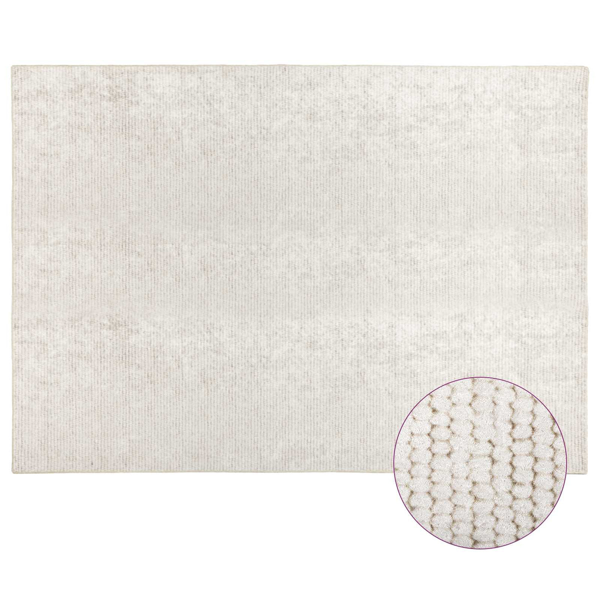 Kilimas Kreminė 300 x 400 cm 100% poliesteris 3 mm Plaunamas