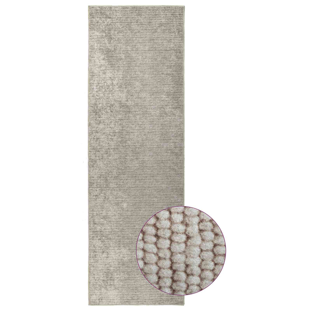 Kilimas Smėlio 100 x 250 cm 100% poliesteris 3 mm Plaunamas