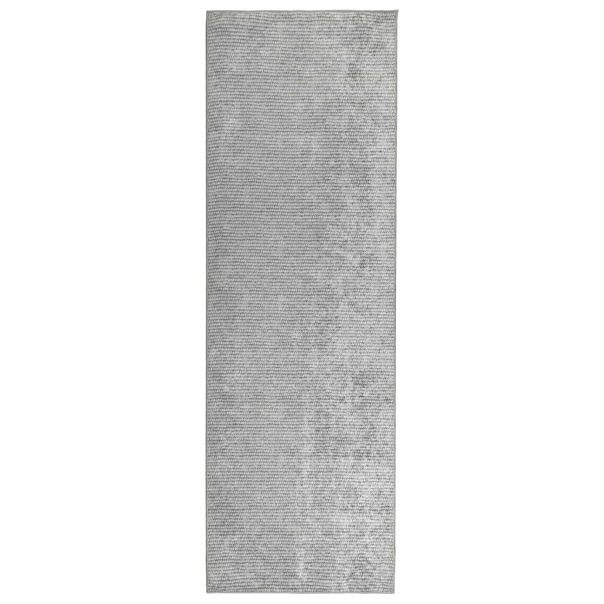 Kilimas Pilka 80 x 400 cm 100% poliesteris 3 mm Plaunamas