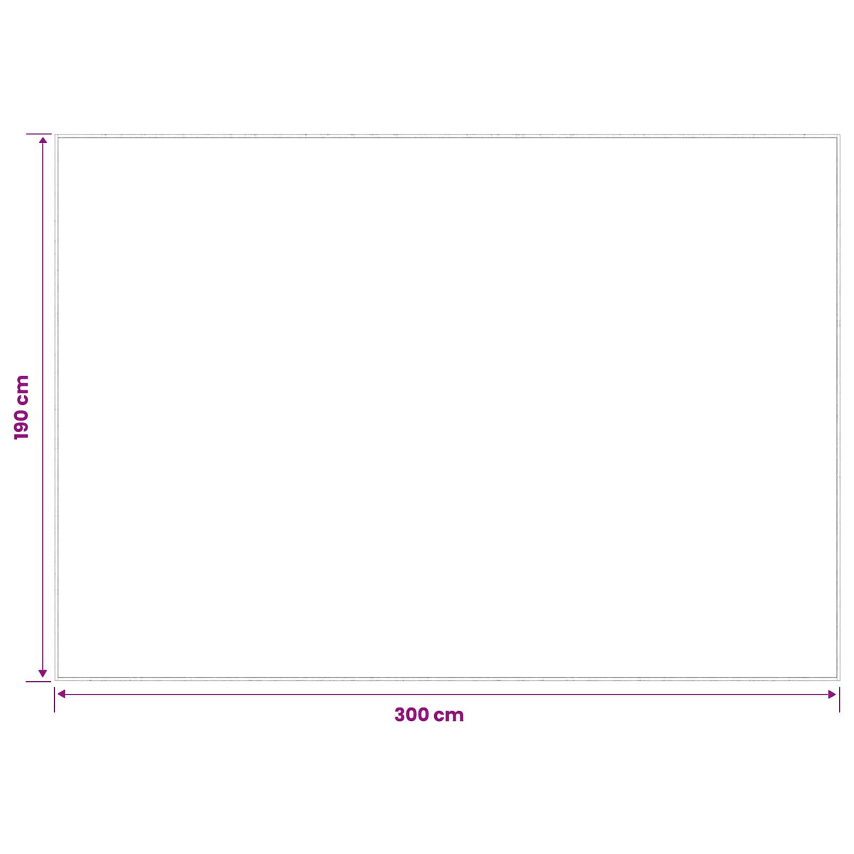 Kilimas Pilka 190 x 300 cm 100% poliesteris 3 mm Plaunamas