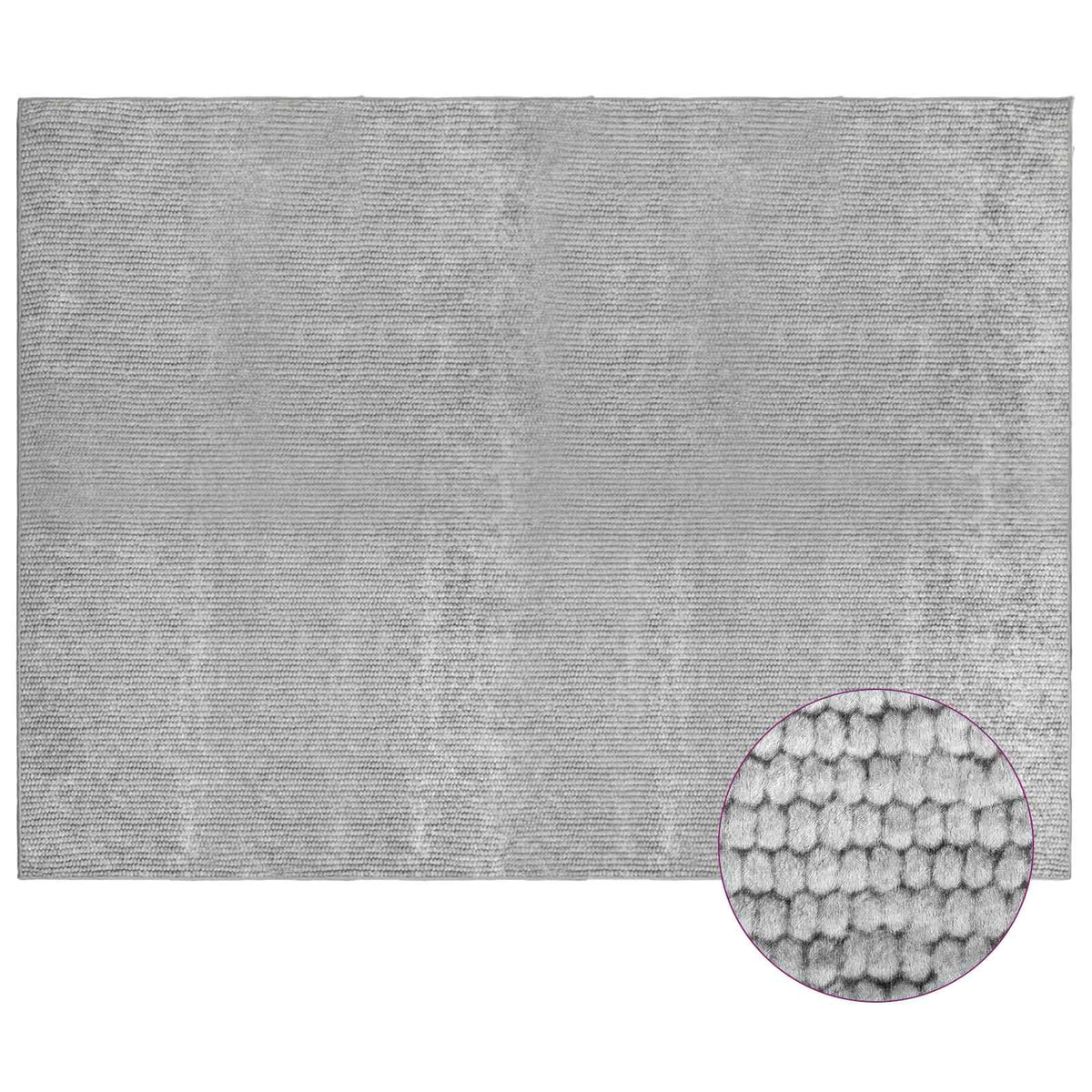 Kilimas Pilka 300 x 400 cm 100% poliesteris 3 mm Plaunamas