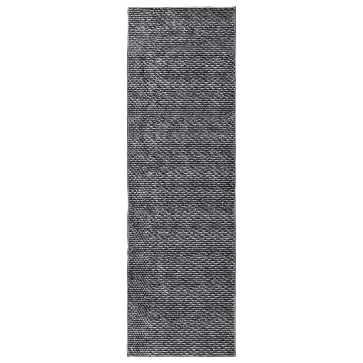 Kilimas Antracito 80 x 250 cm 100% poliesteris 3 mm Plaunamas
