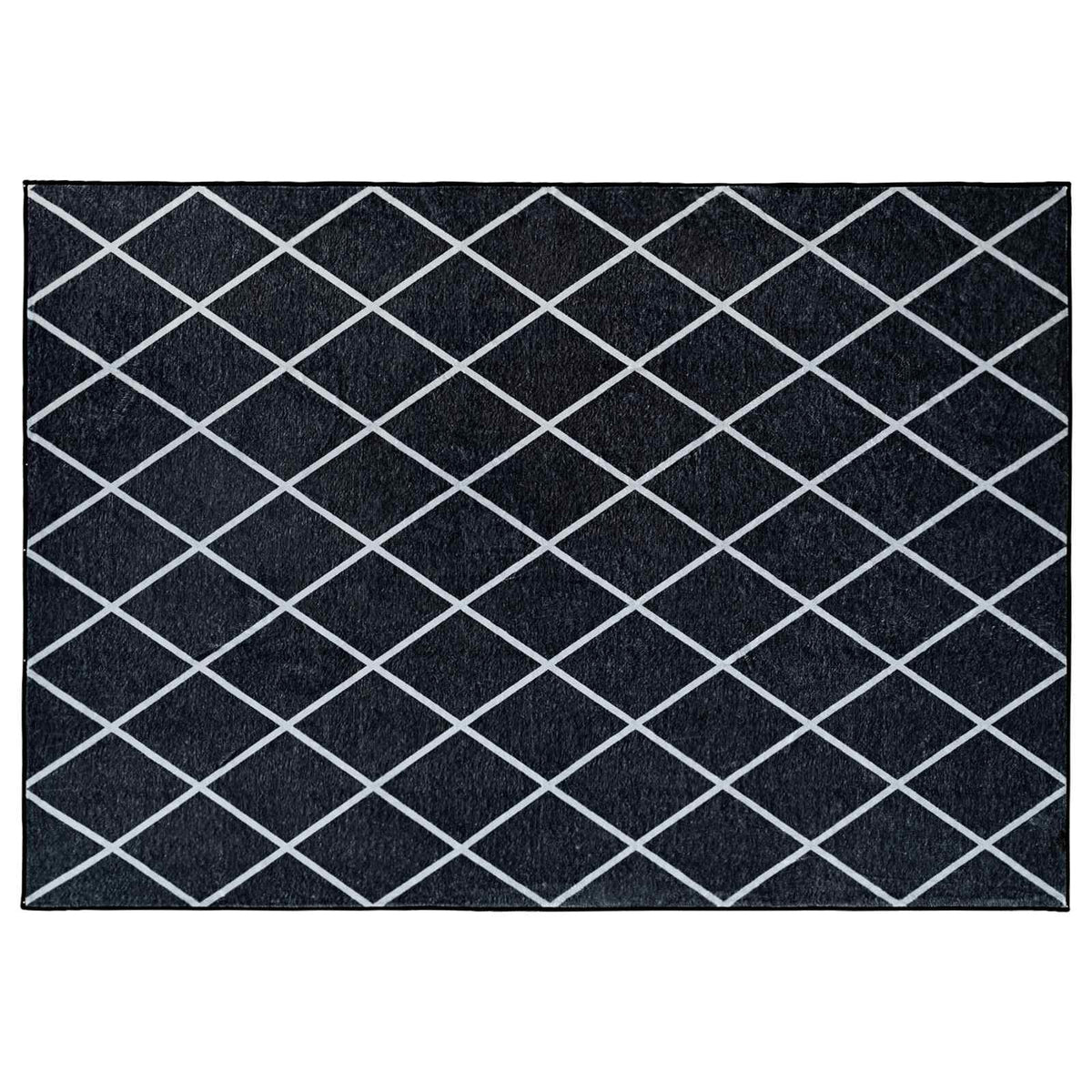 Kilimas ORIZ Juodas deimantų raštas 240 x 340 cm