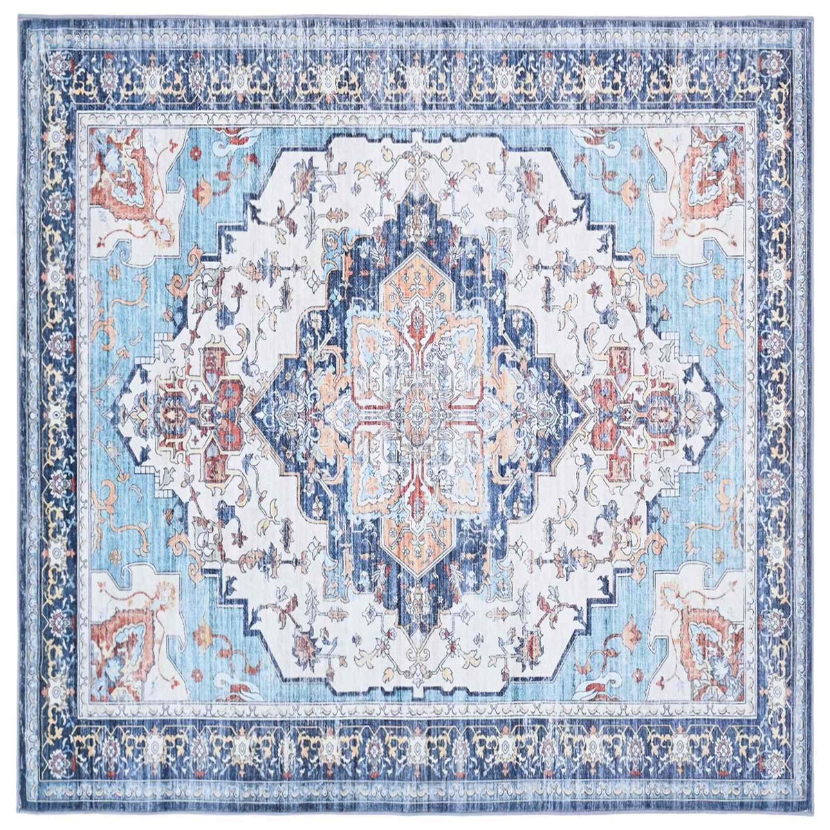 Kilimas ORIZ Įvairiaspalvis 200 x 200 cm 100% poliesteris