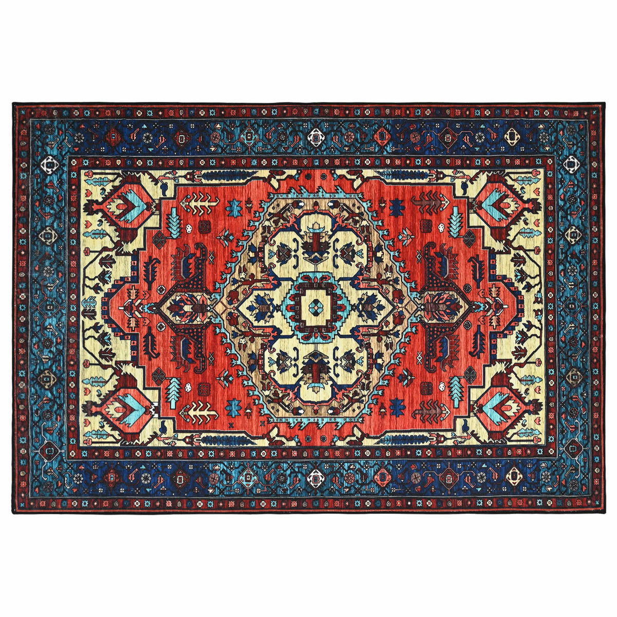 Kilimas ORIZ Raudona 140 x 200 cm 100% poliesteris