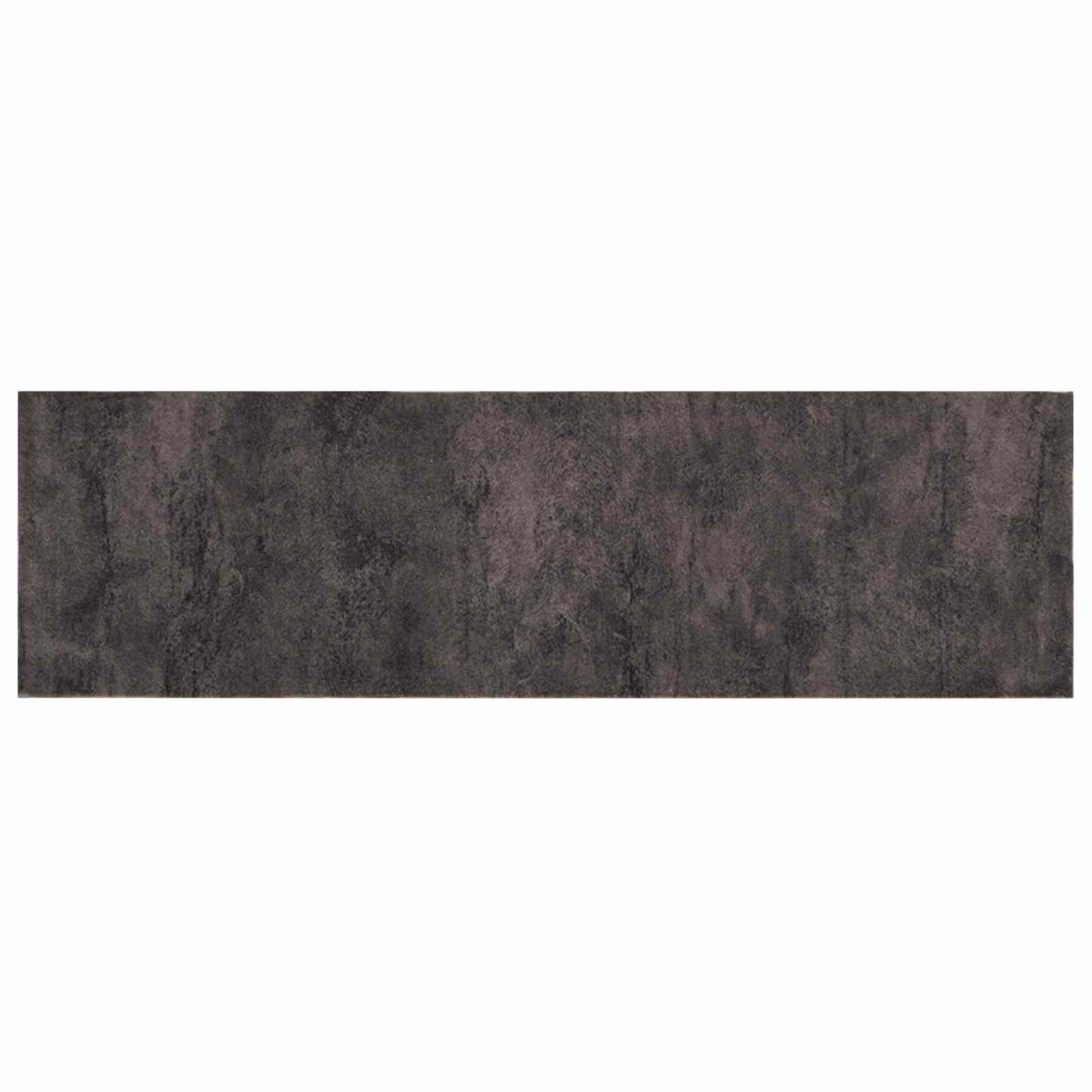 Virtuvės kilimas juodas betonas 150 x 45 cm 100% poliamidas