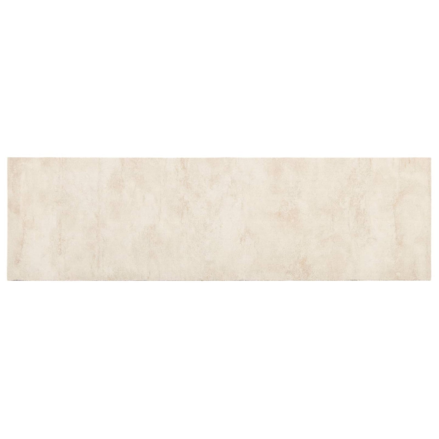 Virtuvės kilimas kreminis betonas 300 x 60 cm 100% poliamidas