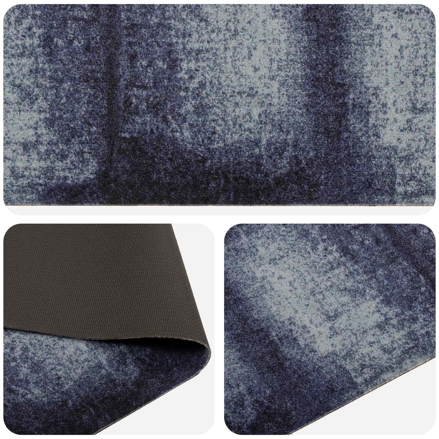 Virtuvės kilimas Mėlynas Šešėlis 180 x 60 cm 100% poliamidas