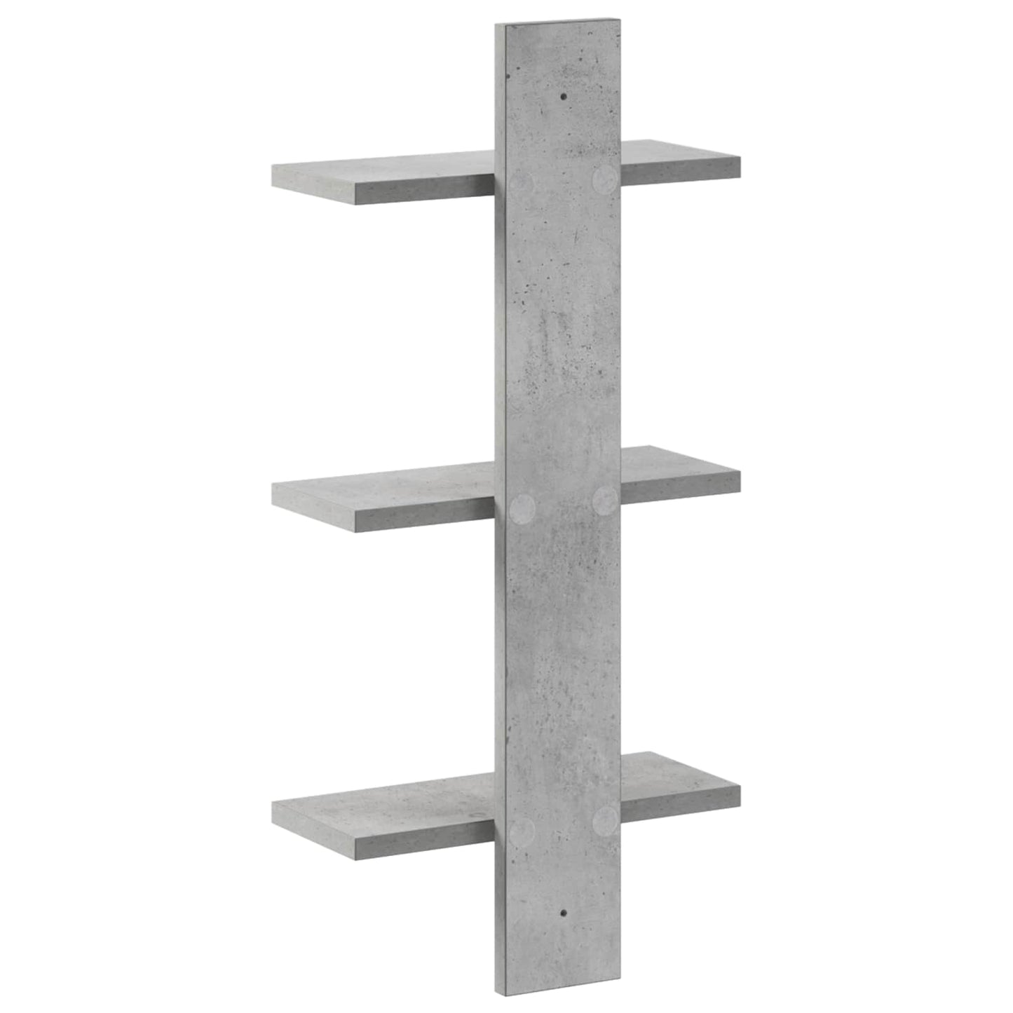 Sieninė lentyna Betono pilka 30 x 13.5 x 64.5 cm