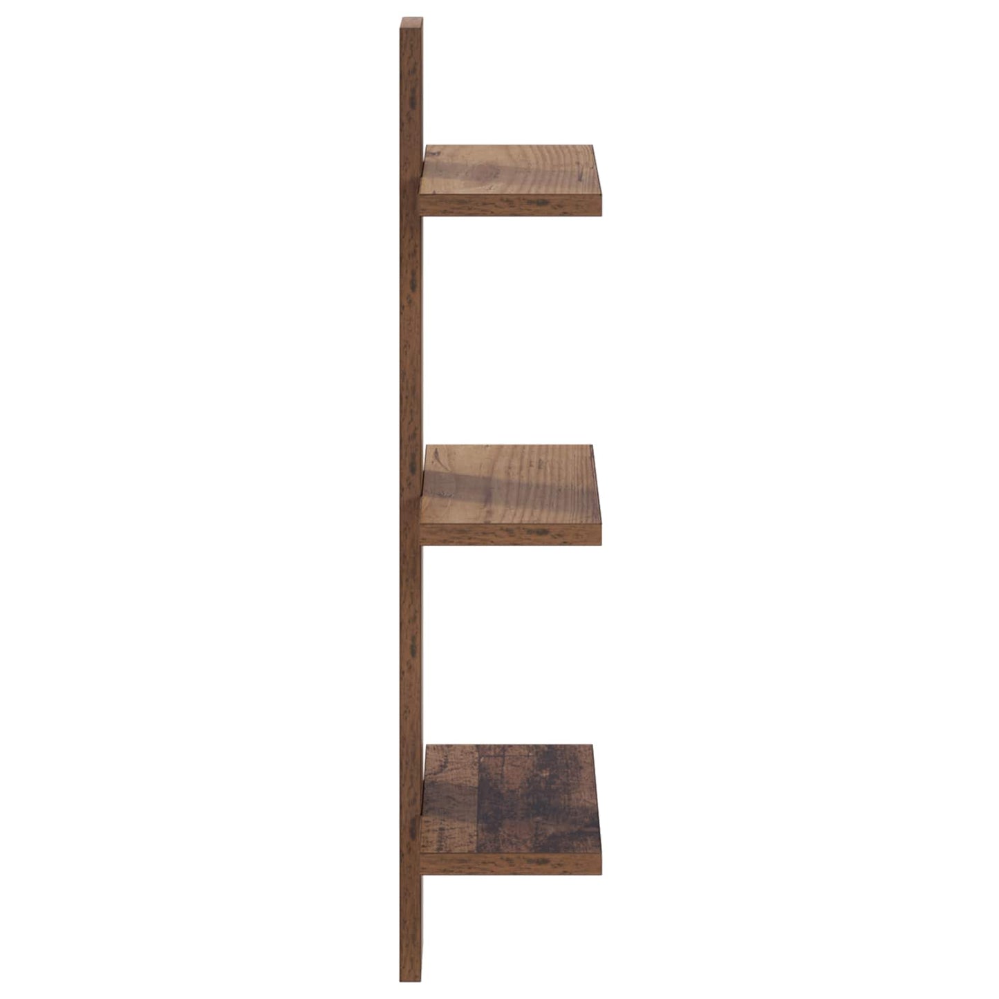 Sieninė lentyna Ąžuolo mediena 30 x 13.5 x 64.5 cm
