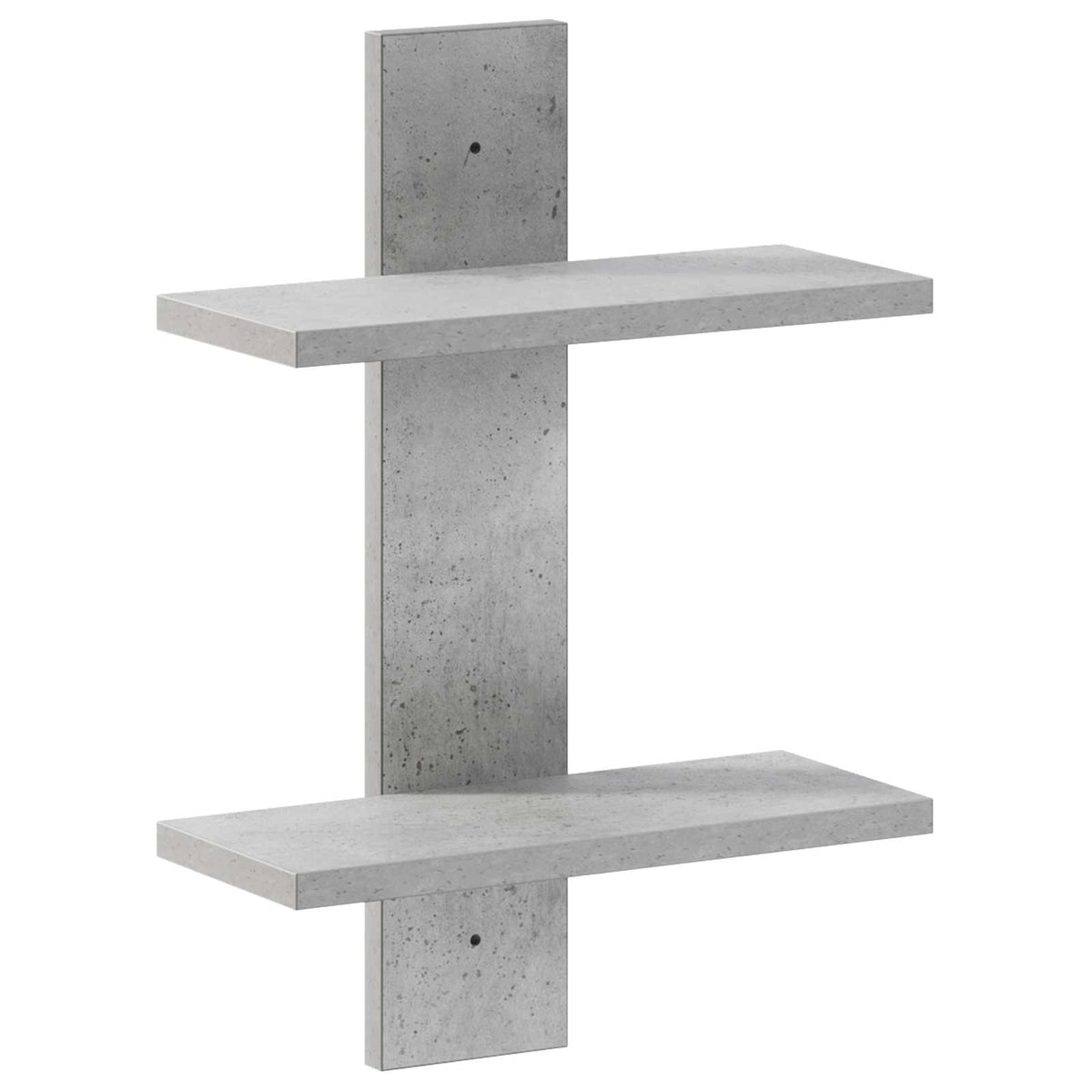 Sieninė lentyna Betono pilka 30 x 13.5 x 43 cm Apdirbta mediena