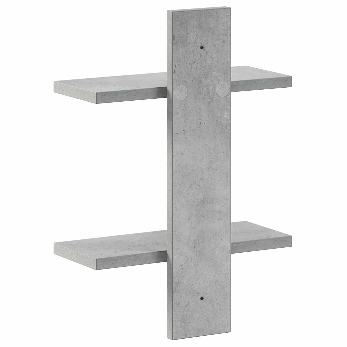 Sieninė lentyna Betono pilka 30 x 13.5 x 43 cm Apdirbta mediena