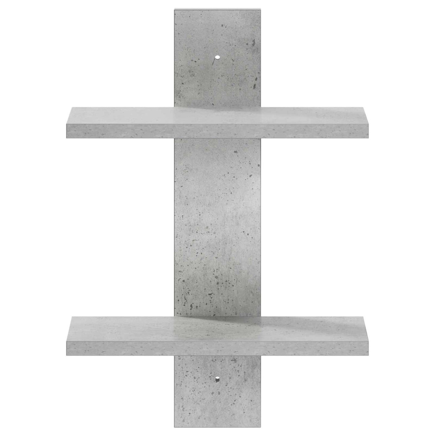 Sieninė lentyna Betono pilka 30 x 13.5 x 43 cm Apdirbta mediena