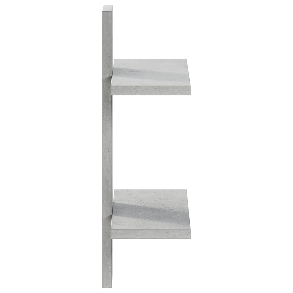 Sieninė lentyna Betono pilka 30 x 13.5 x 43 cm Apdirbta mediena