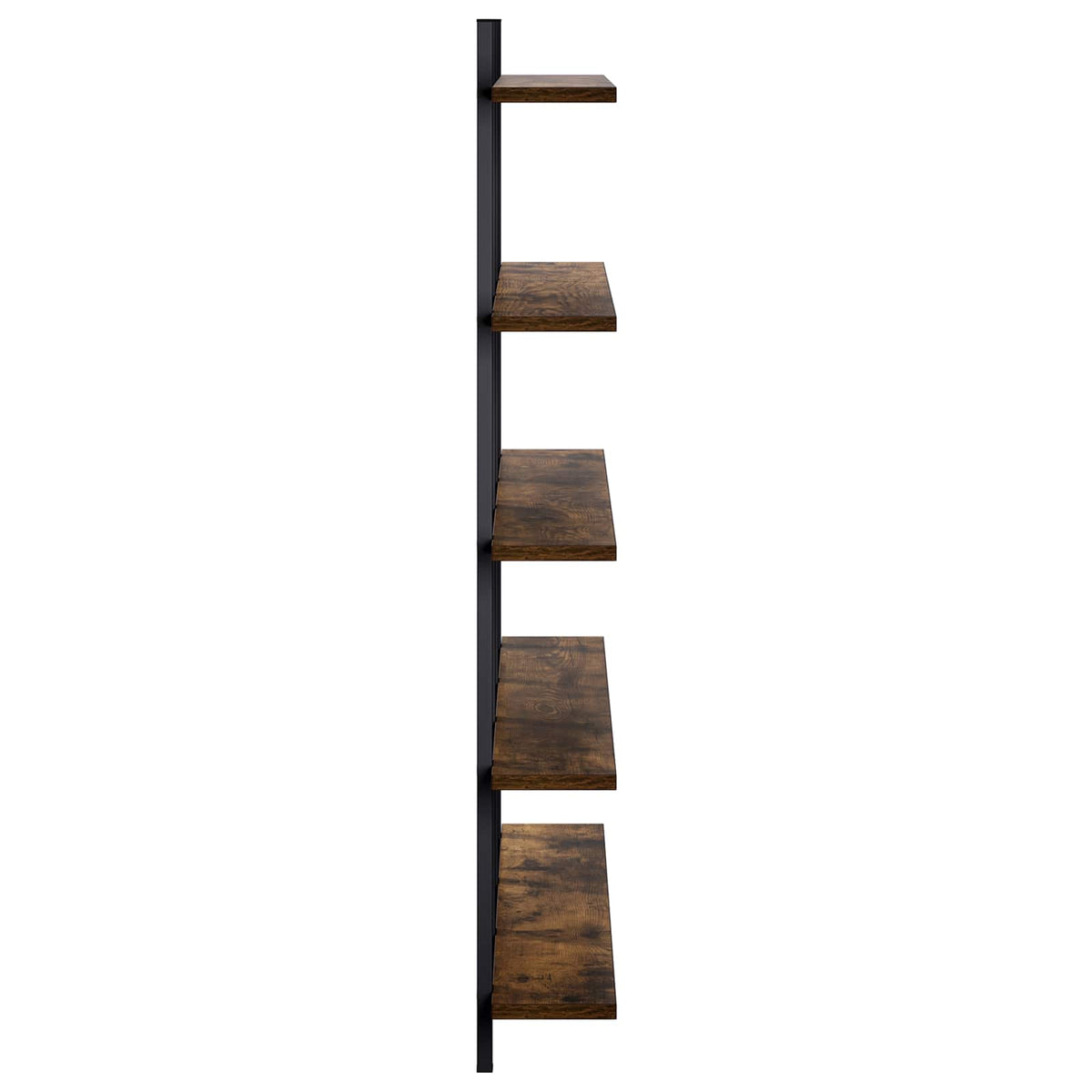 Sieninė lentyna Dūminio ąžuolo 102 x 13,5 x 102 cm