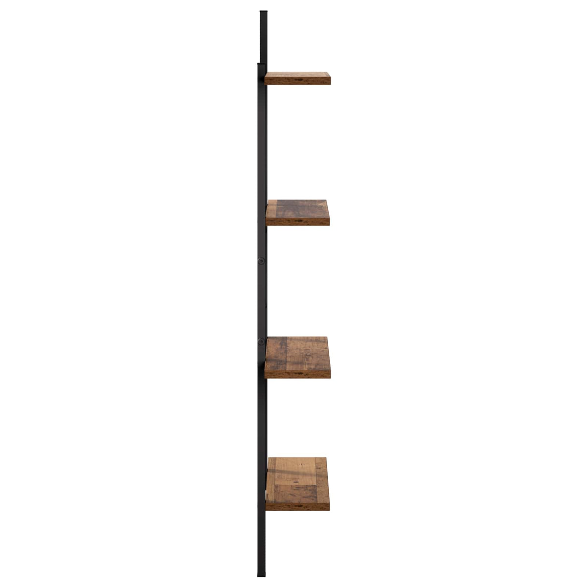 Sieninė lentyna Sendintos medienos 61 x 13,5 x 105,5 cm