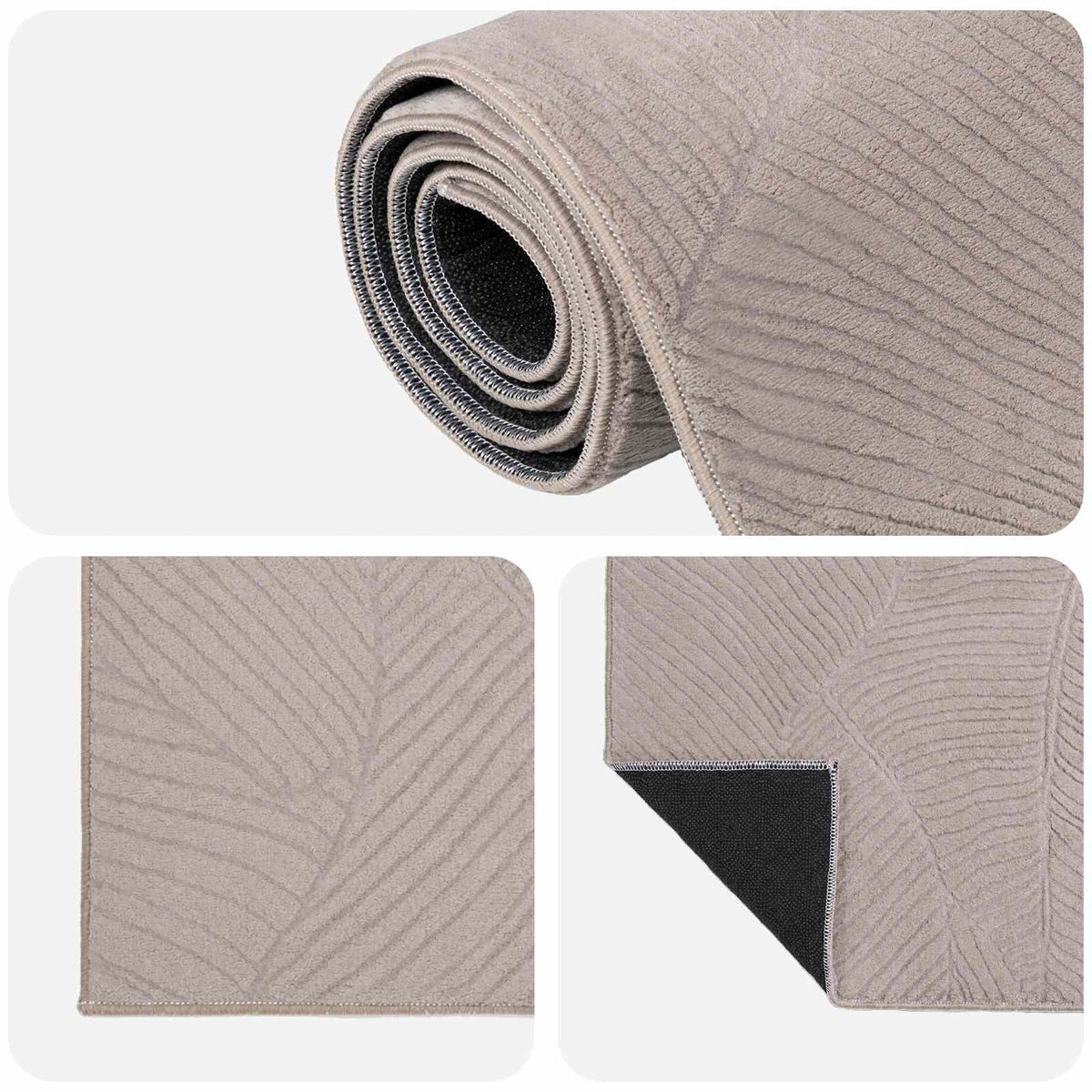Kilimas IZA Smėlio 80 x 200 cm 100% poliesteris Žemo plauko