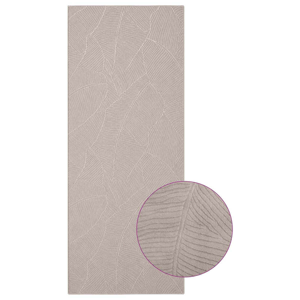 Kilimas IZA Smėlio 80 x 200 cm 100% poliesteris Žemo plauko