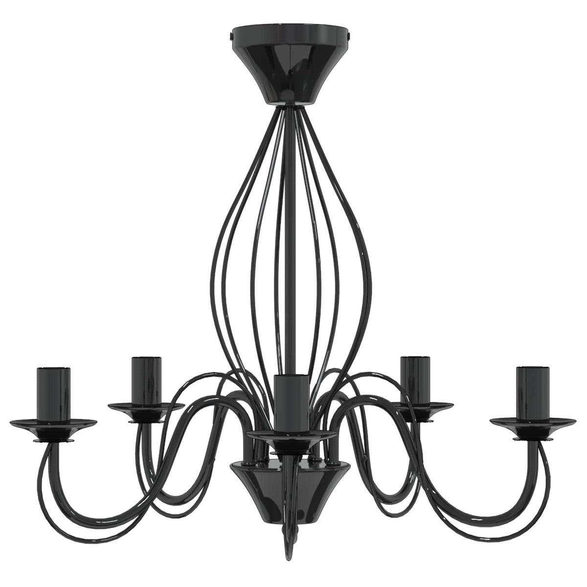 Gaublio lempa E14 Metalas Juoda Ø 52 x 47 cm