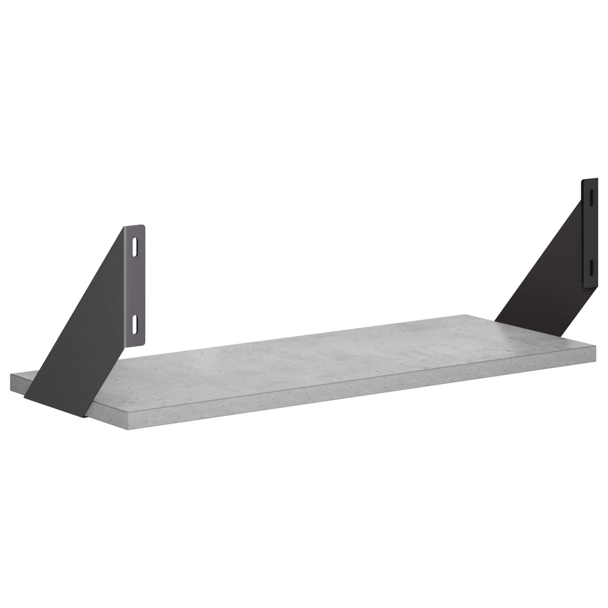 Sieninės lentynos 2 vnt. Betono pilka 50 x 20 x 17 cm