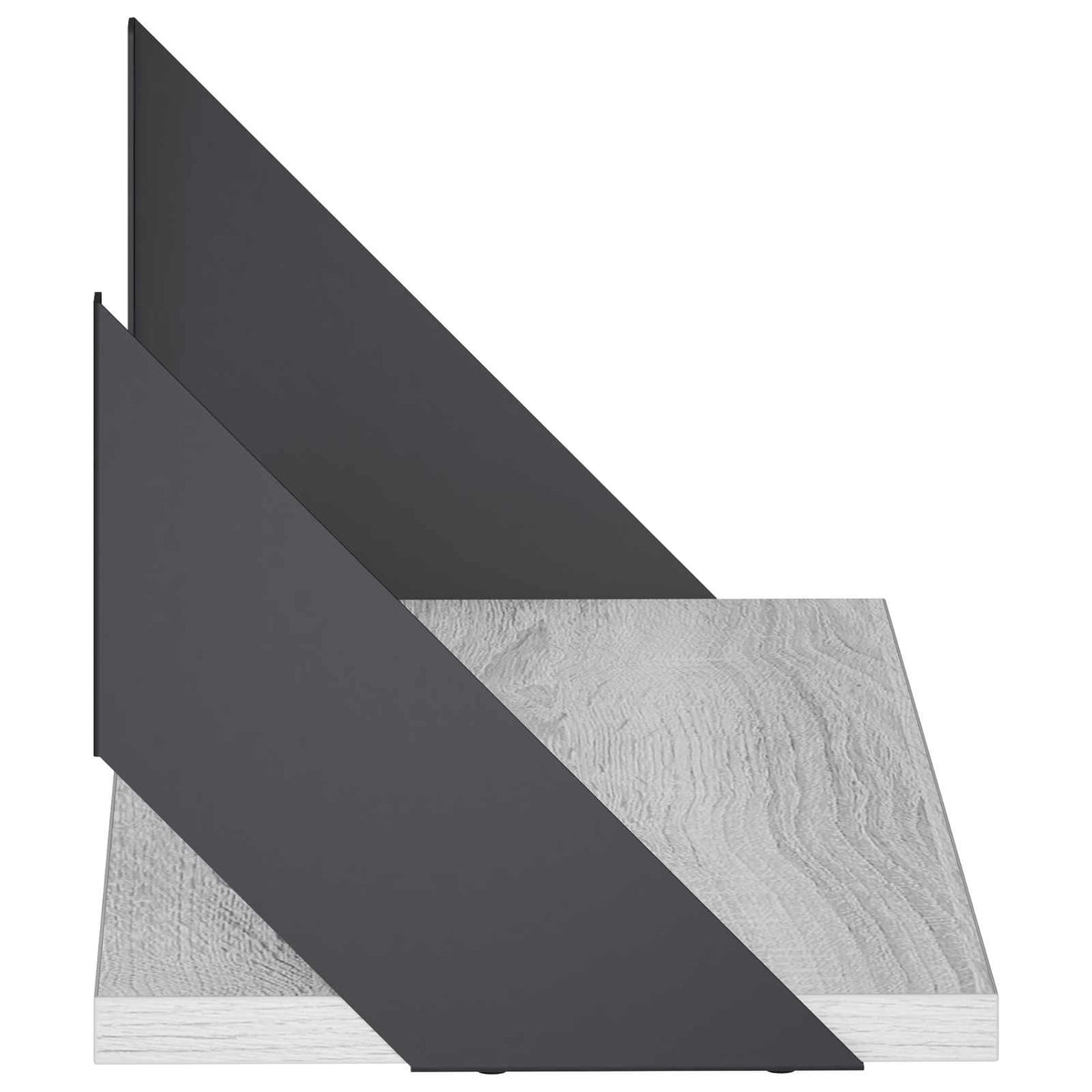 Sieninės lentynos 2 vnt. Pilka Sonoma 50 x 20 x 17 cm