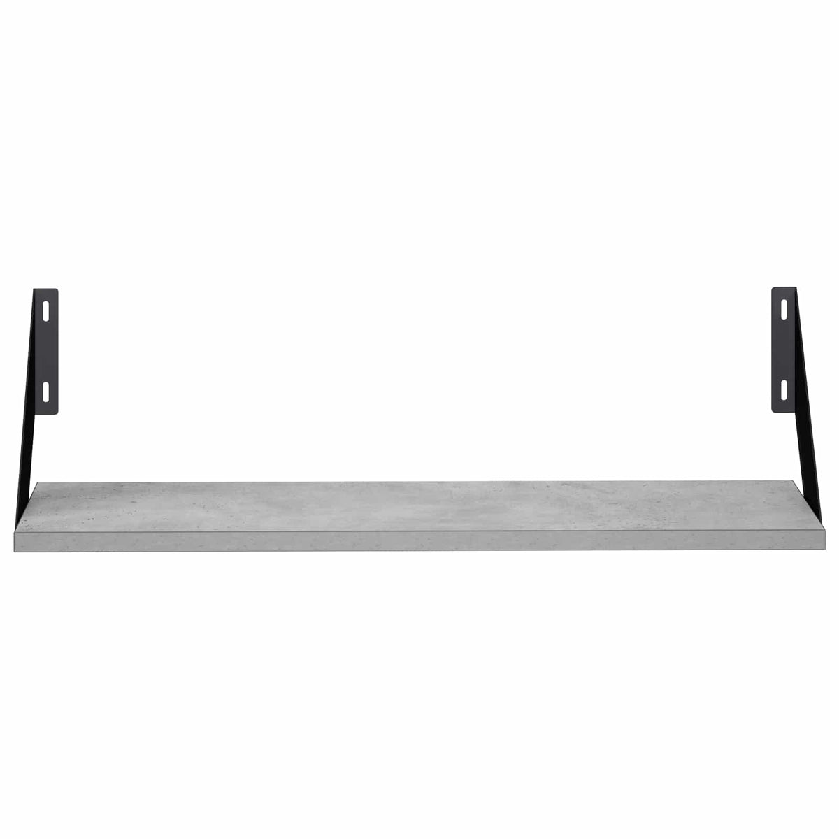 Sieninės lentynos 4 vnt. Betono pilka 60 x 20 x 17 cm