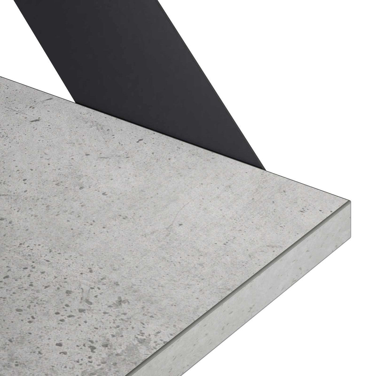 Sieninės lentynos 4 vnt. Betono pilka 70 x 20 x 17 cm