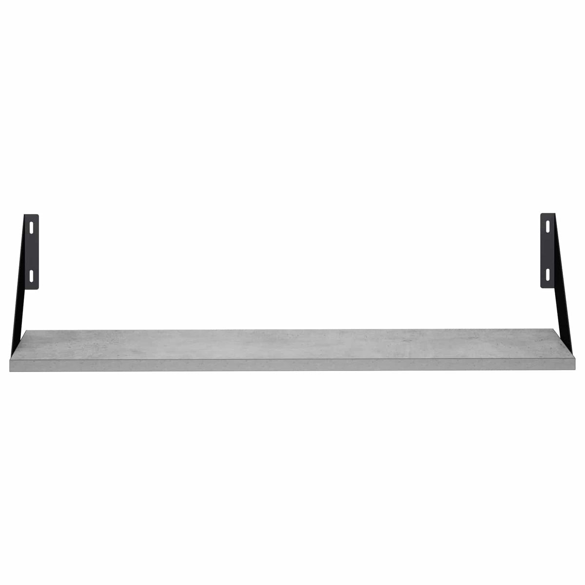Sieninės lentynos 4 vnt. Betono pilka 70 x 20 x 17 cm