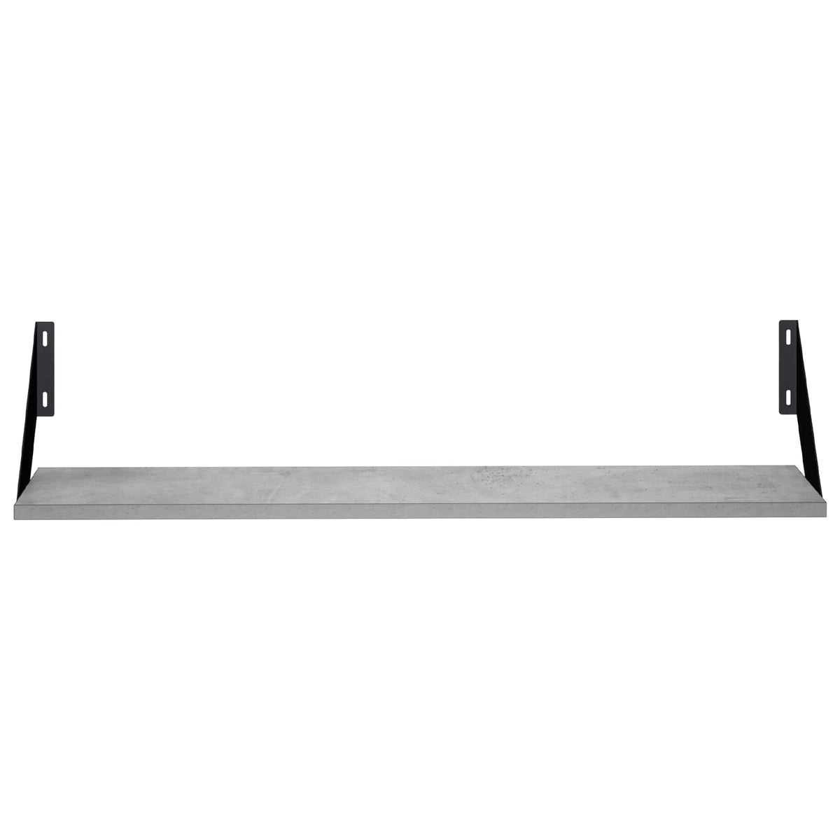 Sieninės lentynos 2 vnt. Betono pilka 80 x 20 x 17 cm