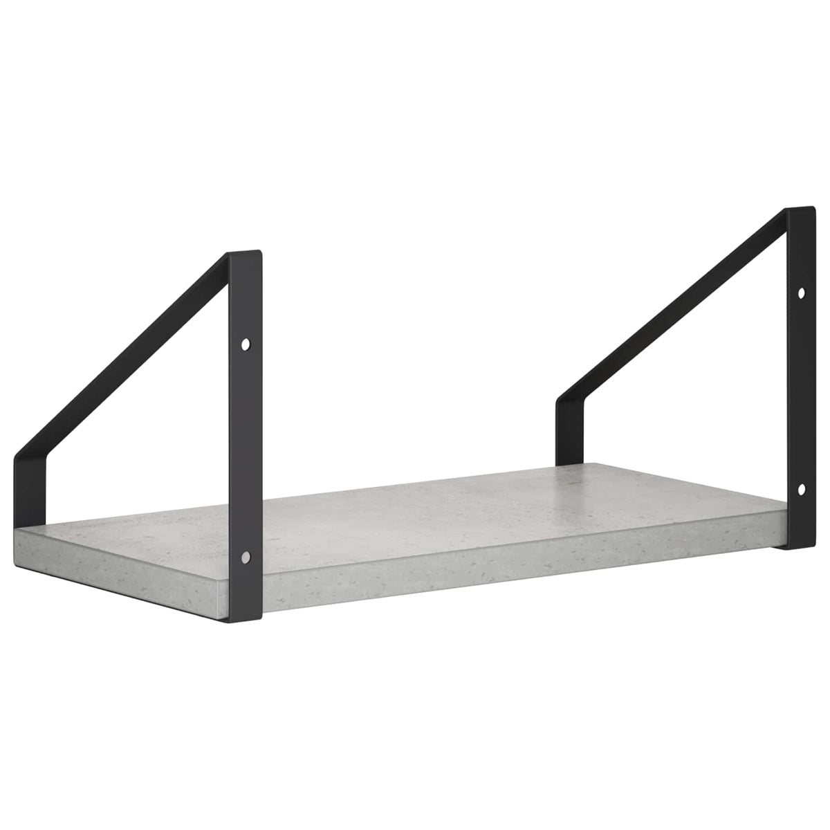 Sieninės lentynos 2 vnt. Betono pilka 30 x 16 x 15,5 cm