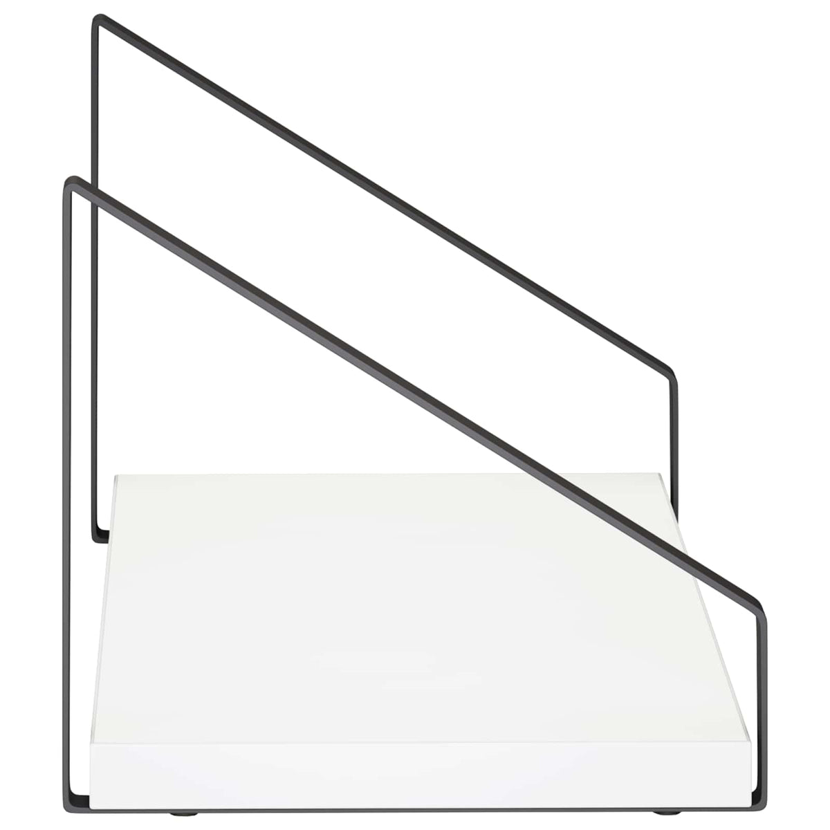 Sieninės lentynos 2 vnt. Balta 40 x 16 x 15,5 cm