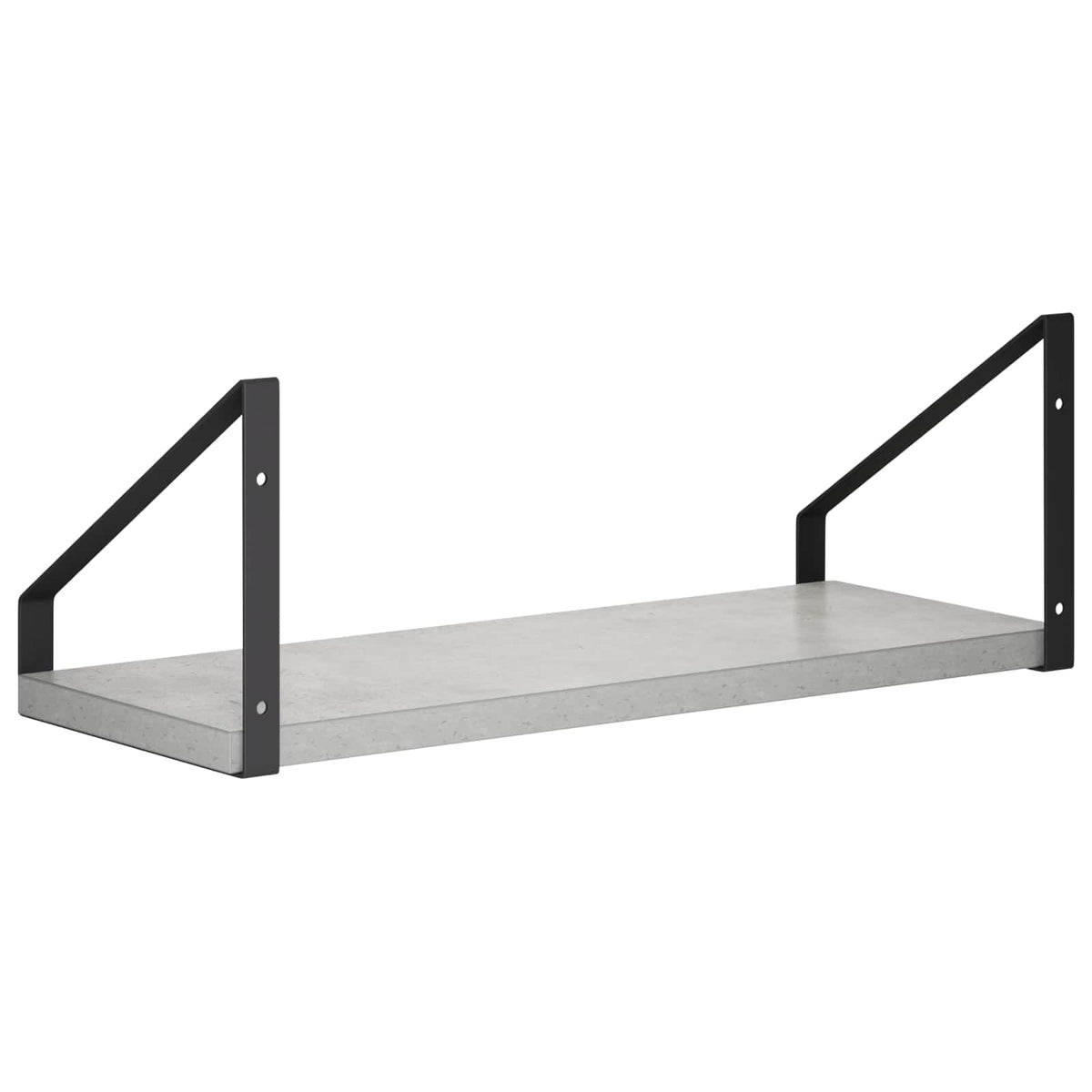 Sieninės lentynos 4 vnt. Betono pilka 40 x 16 x 15,5 cm