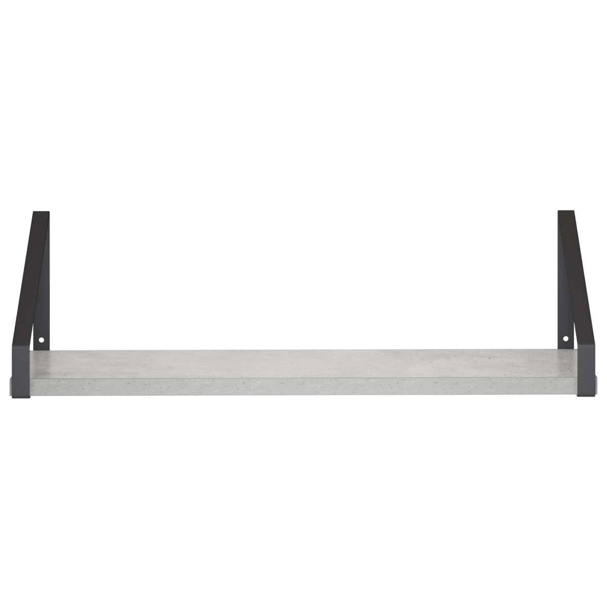 Sieninės lentynos 4 vnt. Betono pilka 50 x 16 x 15,5 cm