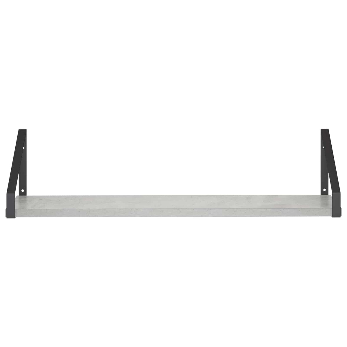Sieninės lentynos 4 vnt. Betono pilka 60 x 16 x 15,5 cm
