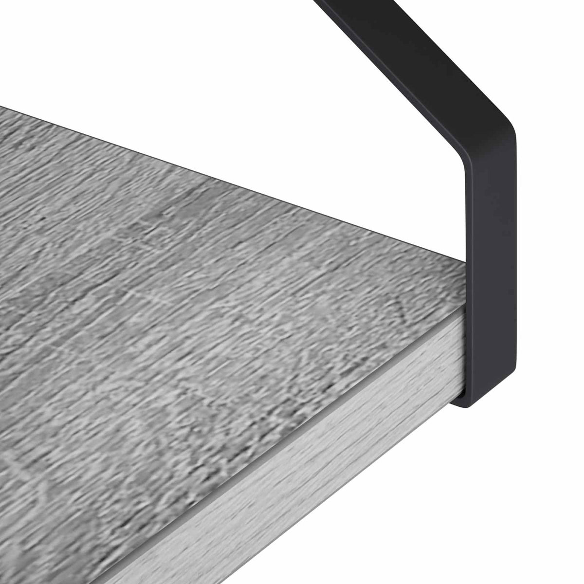 Sieninės lentynos 3 vnt. Pilka Sonoma 60 x 16 x 15,5 cm