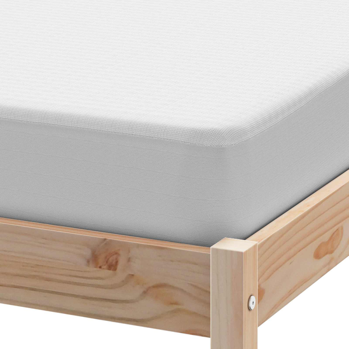 Čiužinio apsaugas 2 vnt. 80 x 200 cm Atsparus vandeniui Balta