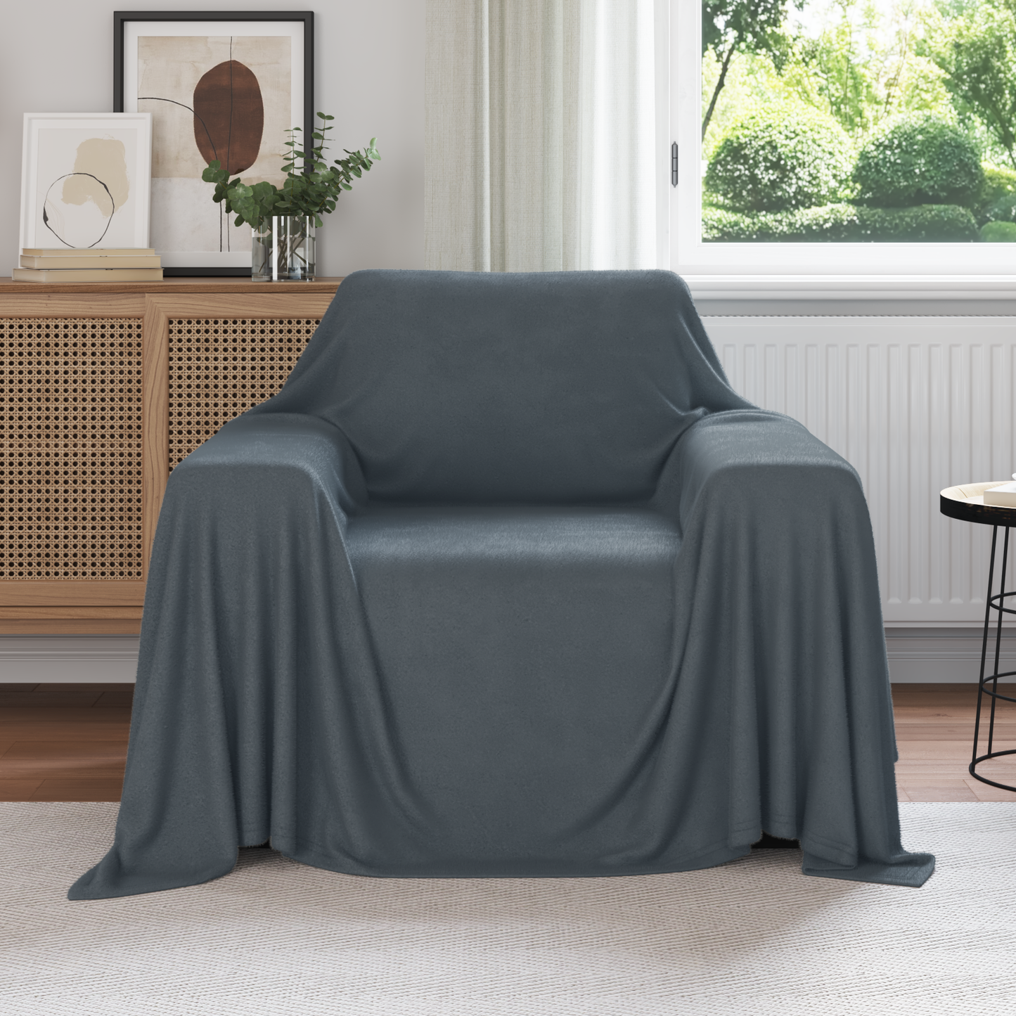 Mesti antklodės 6 pcs Tamsiai pilka 210 x 140 cm Flysas