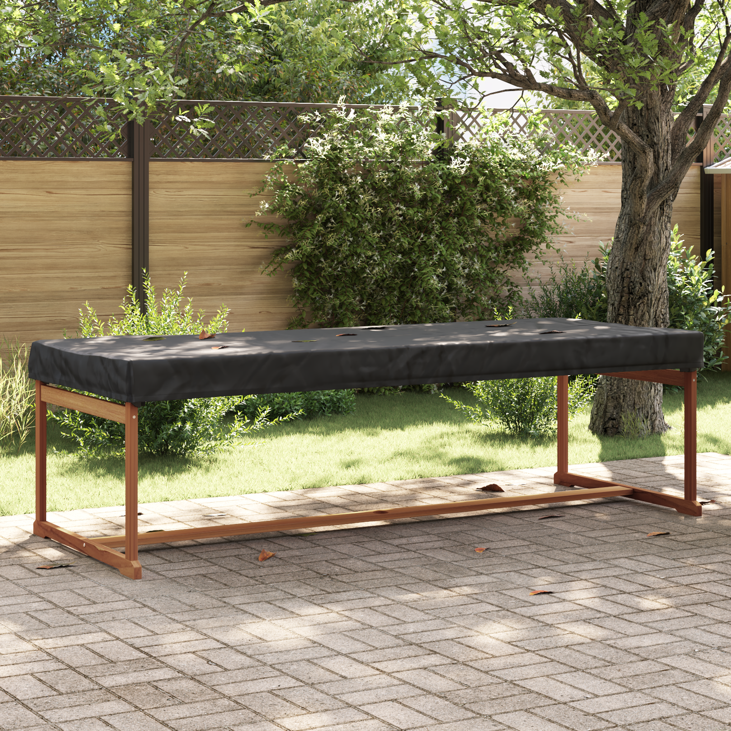 Lauko baldų uždangalas 242 x 102 x 15 cm 420D Oxford audinys