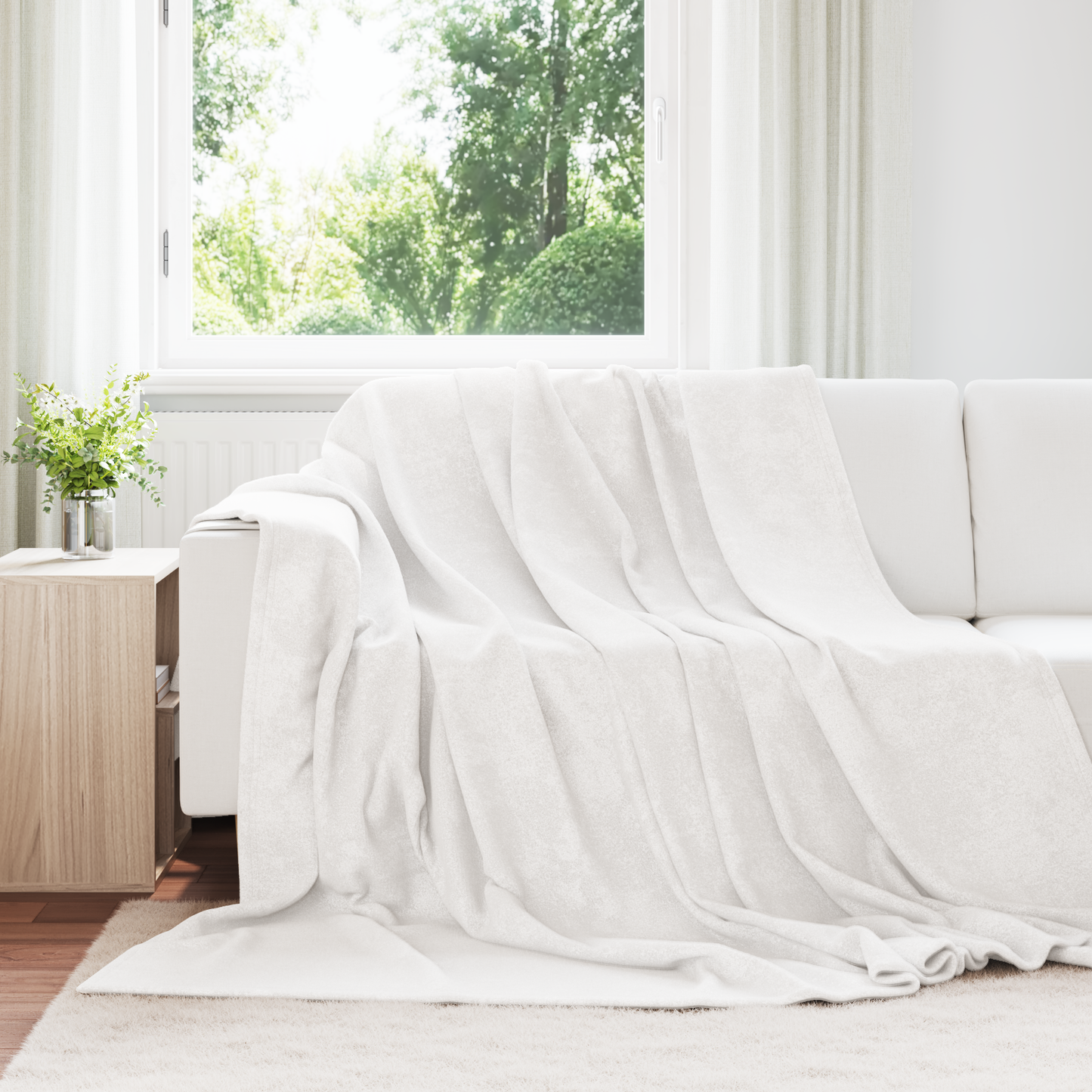 Mesti antklodės 6 pcs Balta 240 x 270 cm Flysas