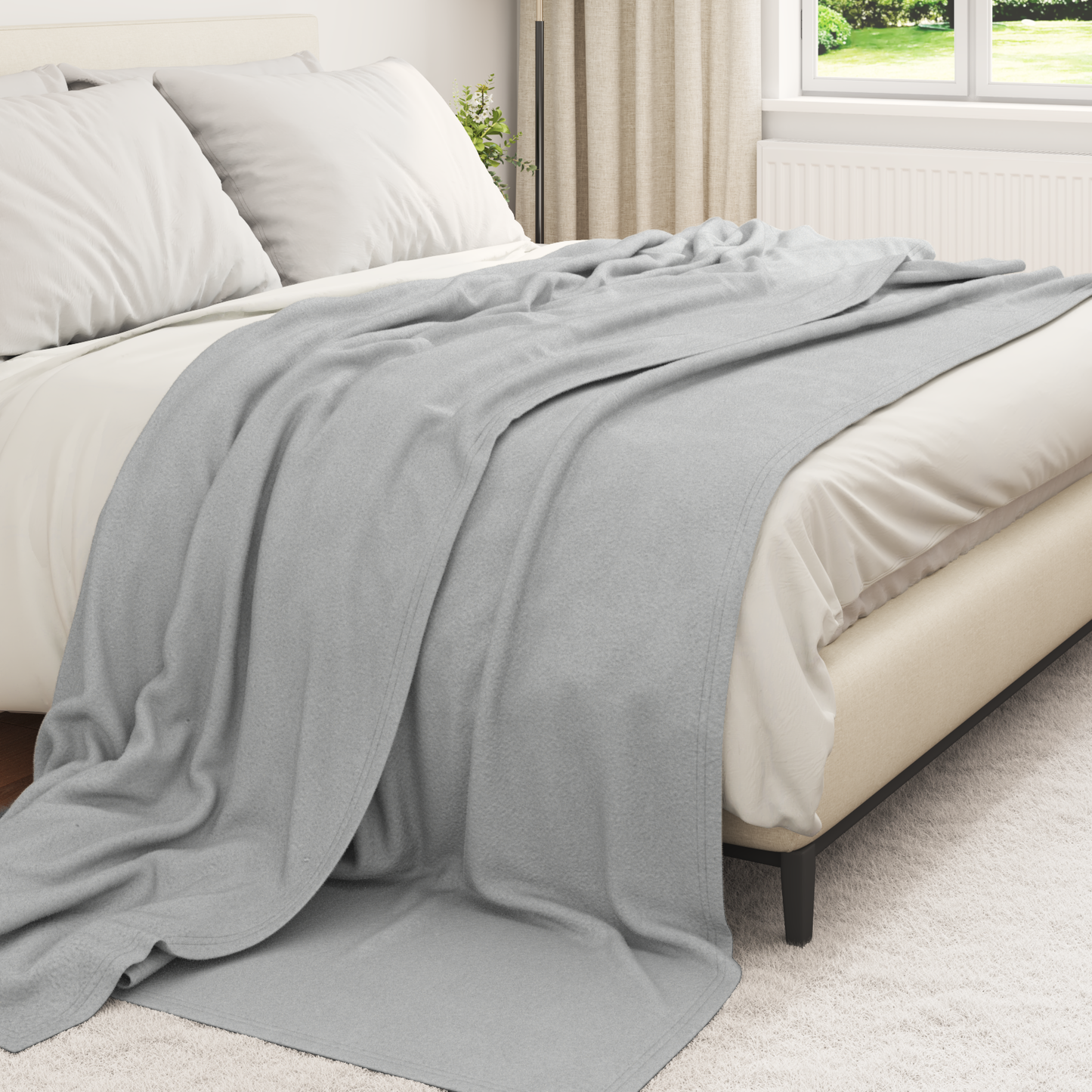 Apklotas Pilka 270 x 240 cm Flysas