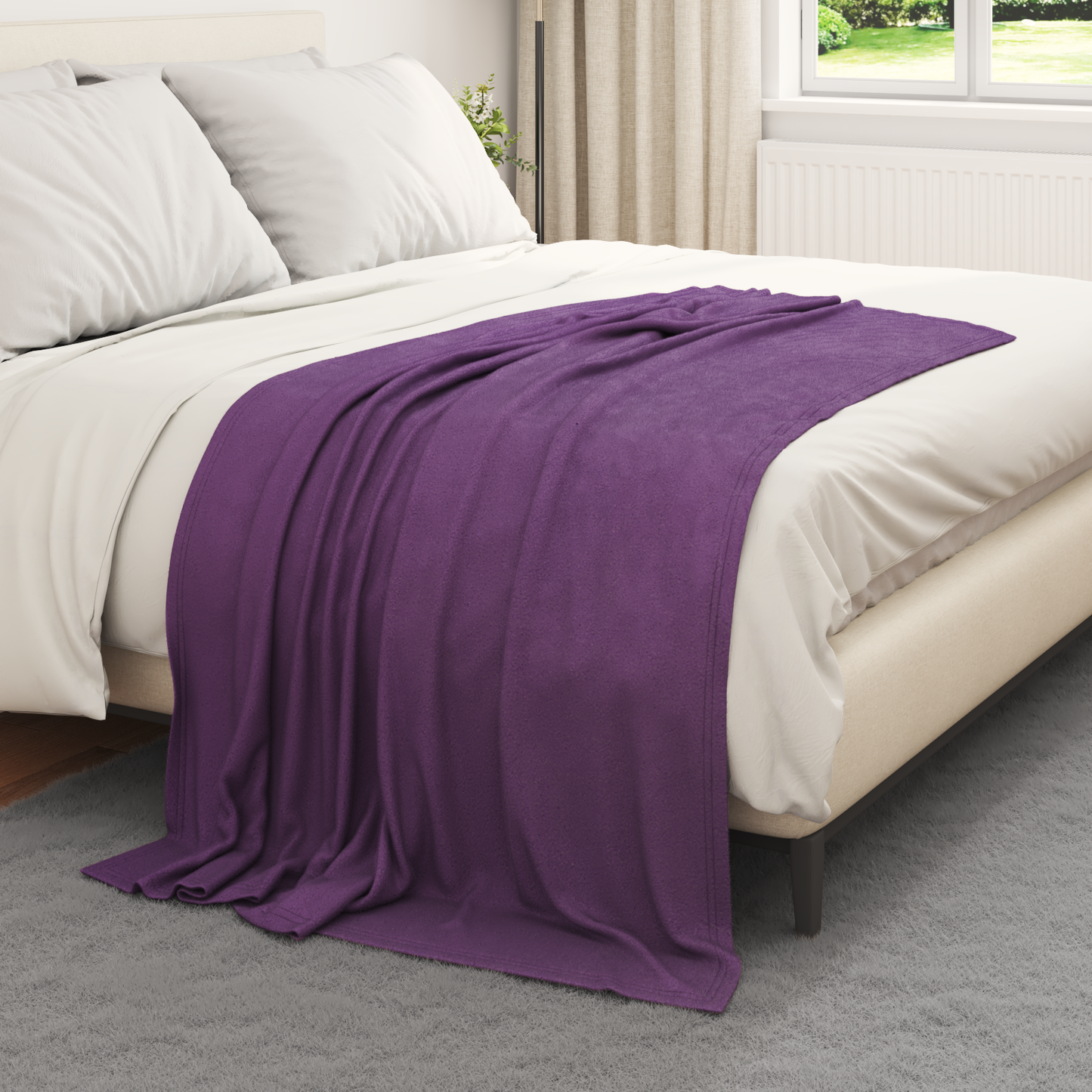 Apklotas Violetinė 170 x 130 cm Flysas