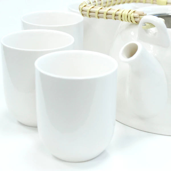 Žolelių arbatinukų rinkinys BALTA KLASIKA