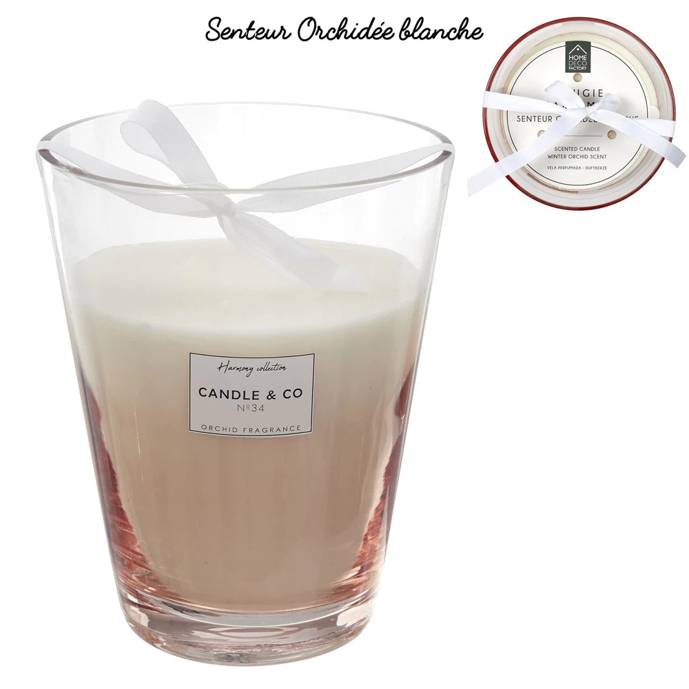 Kvapioji žvakė „Harmony“ (Smėlio spalvos vaza, Ø18,5 x A23,3 cm)