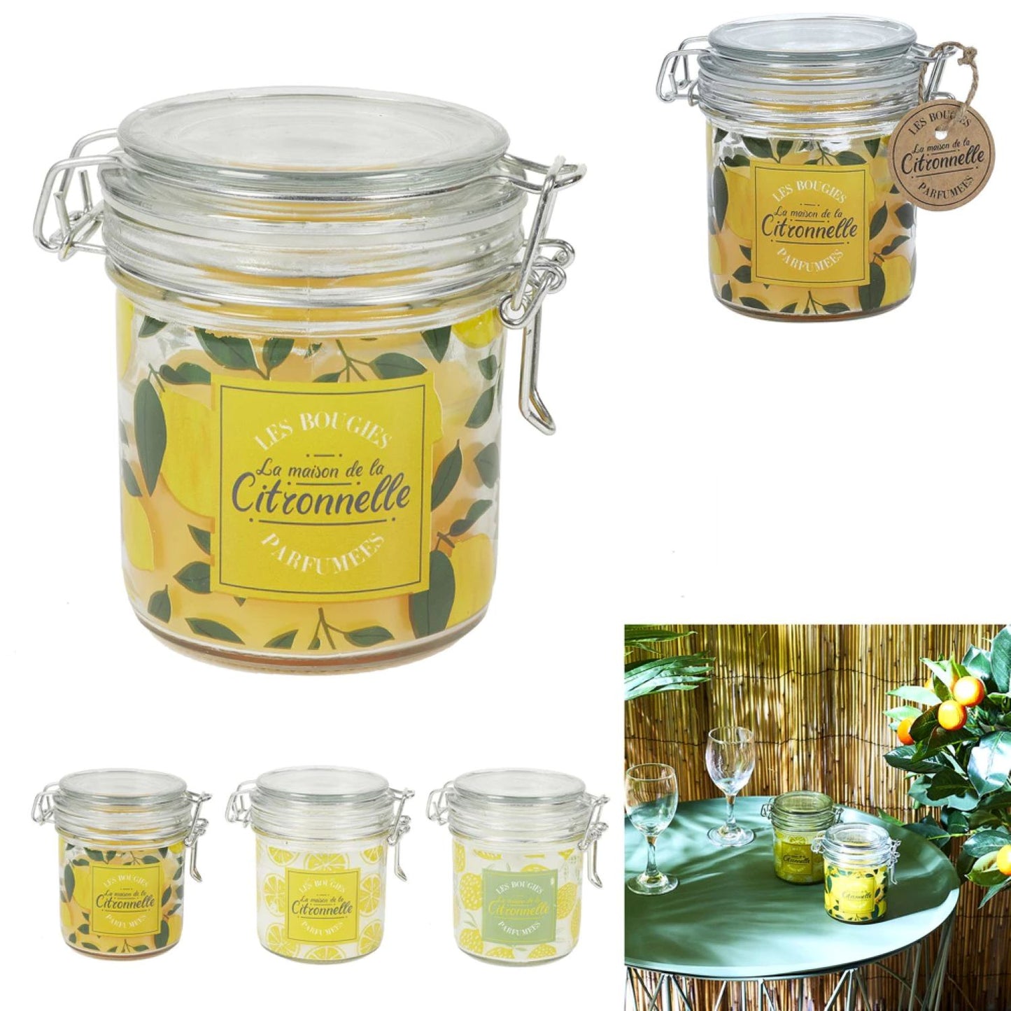 Citronella kvapioji žvakė su užspaudžiamu dangteliu (1 vnt.)