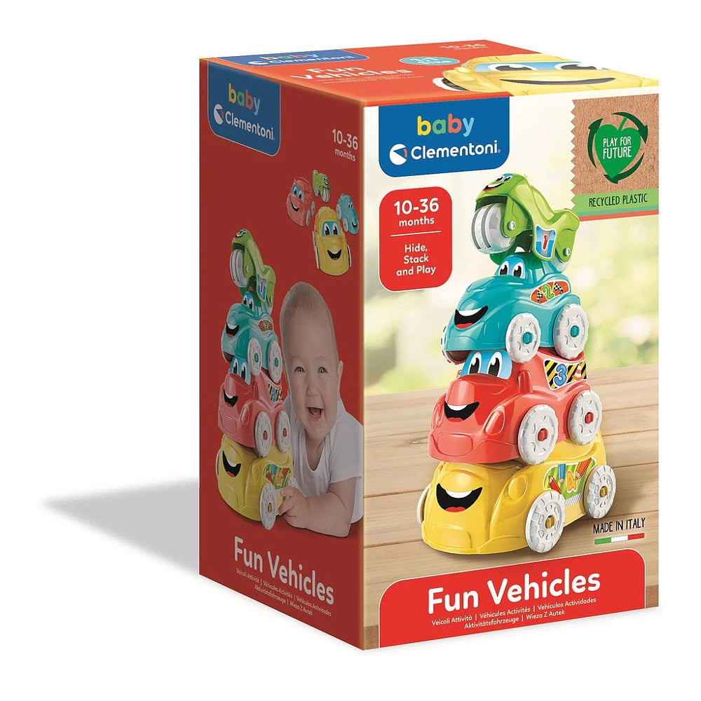 Clementoni  konstruktorius – transporto priemonės, 4 vnt.