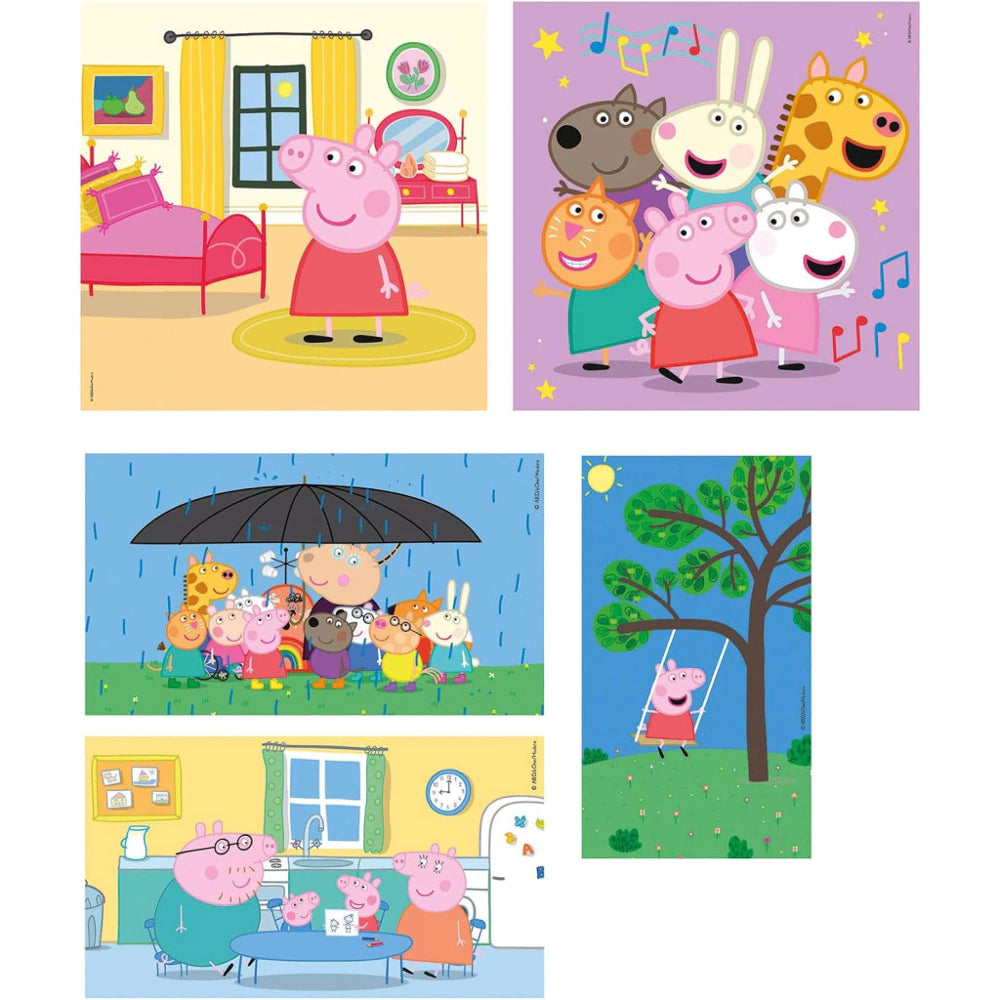 Clementoni dėlionė PEPPA PIG LIFE  10 IN 1